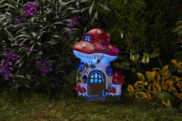 Preview: Solar-Feenhaus Mush-Room – Verwunschenes Feenhaus mit magischem Licht